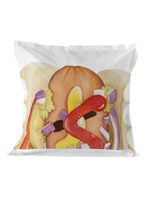 Taie d'oreiller Hotdog "Happyfriday" - Kiabi