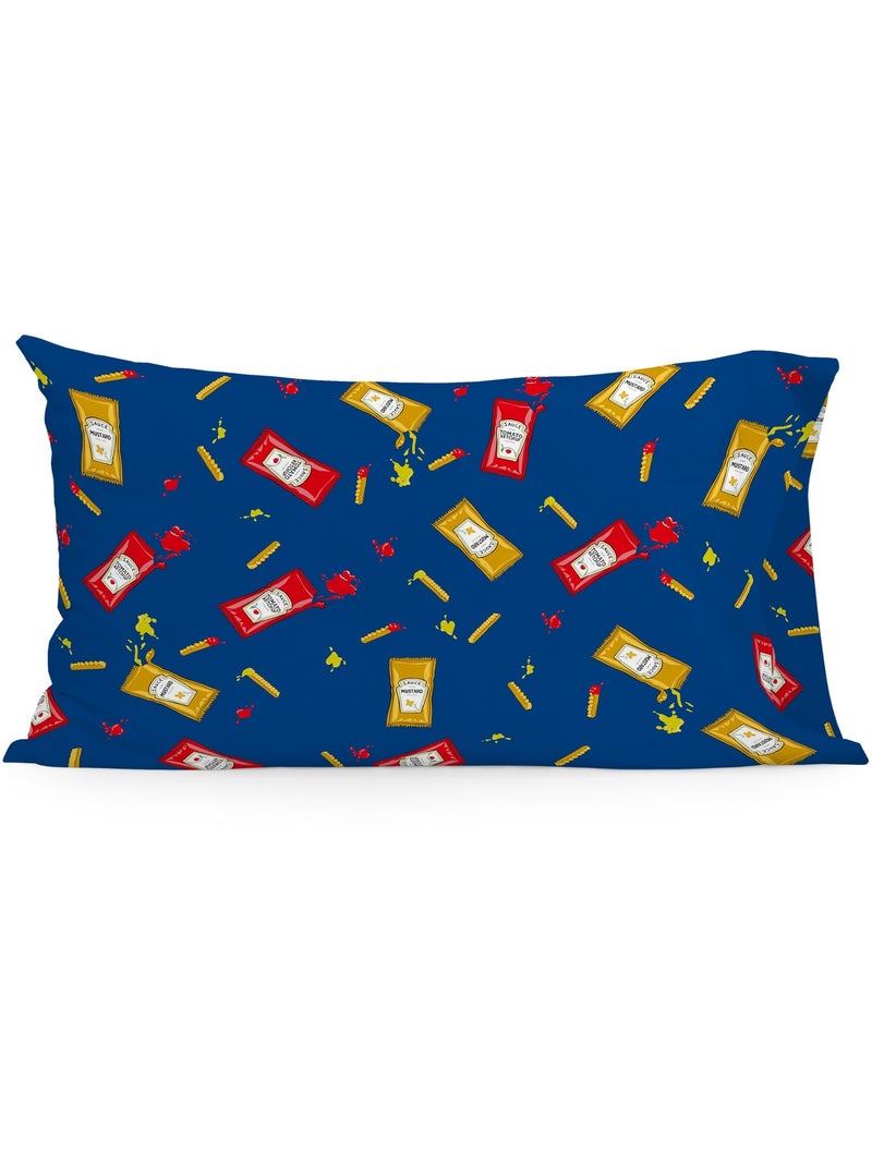 Taie d'oreiller Hotdog "Happyfriday" Multicolore - Kiabi
