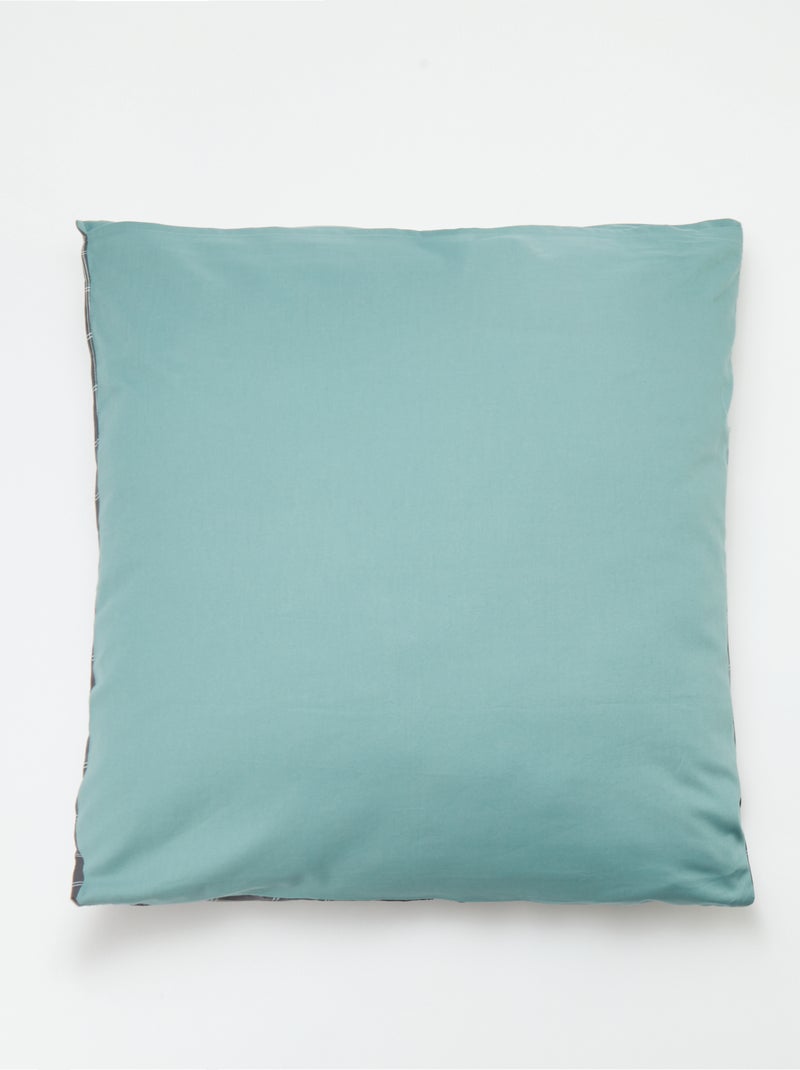 Taie d'oreiller imprimé (60 x 60 cm) - Kiabi Home Gris - Kiabi