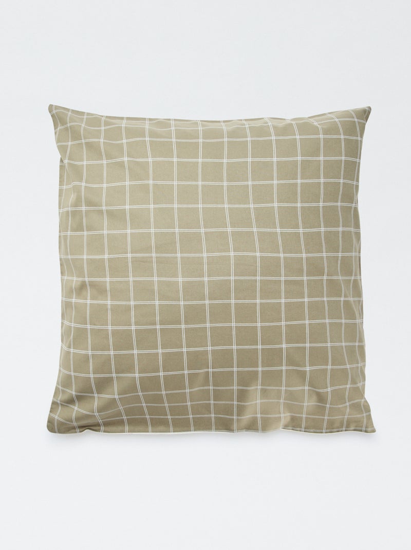 Taie d'oreiller imprimé (60 x 60 cm) - Kiabi Home Jaune - Kiabi