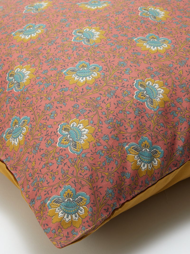 Taie d'oreiller imprimé (60 x 60 cm) - Kiabi Home Rouge - Kiabi