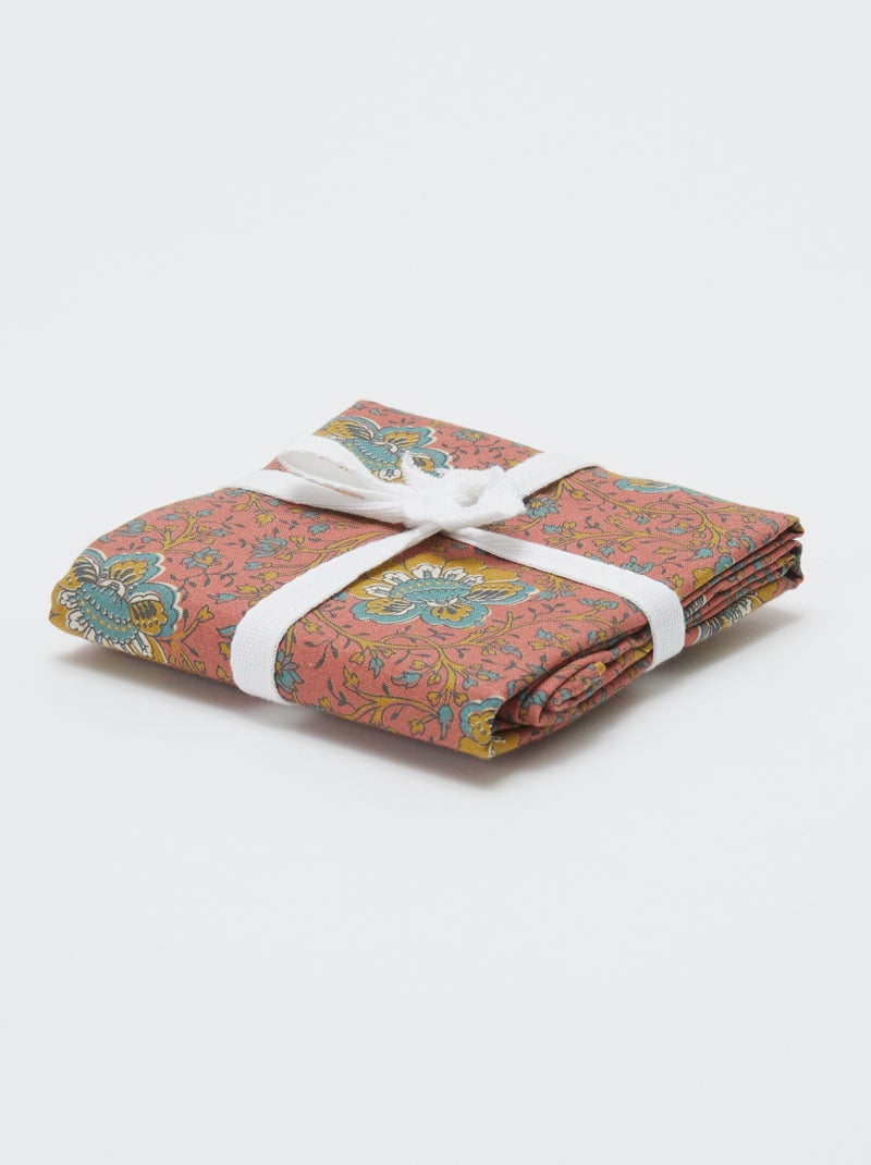 Taie d'oreiller imprimé (60 x 60 cm) - Kiabi Home Rouge - Kiabi