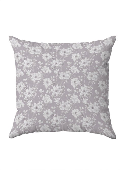 Taie d'oreiller imprimé fleurs flanelle coton - Afibel - Kiabi