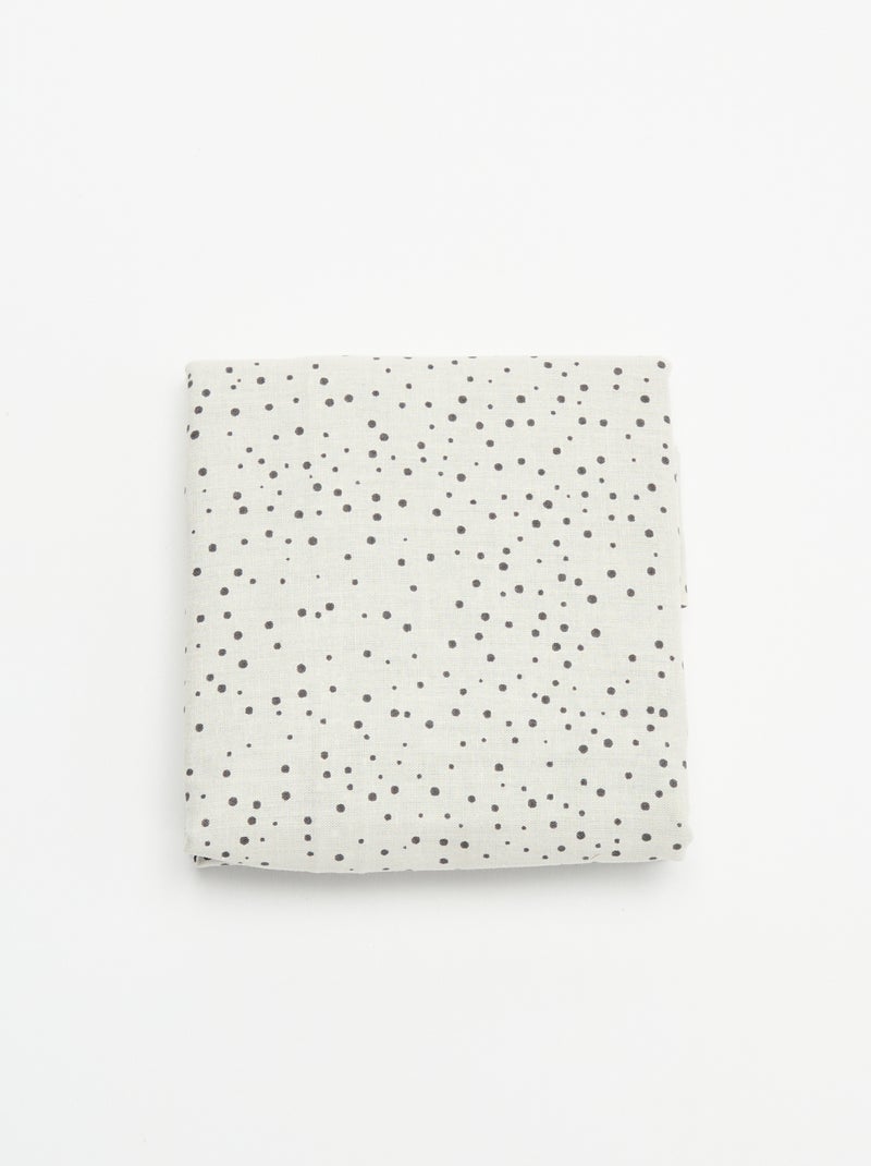 Taie d'oreiller imprimée - KIABI Home Gris - Kiabi