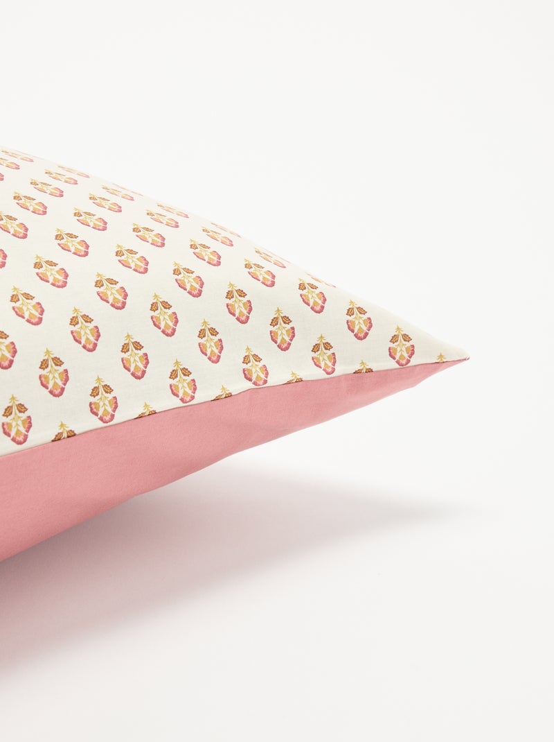 Taie d'oreiller imprimée - KIABI Home Rose - Kiabi