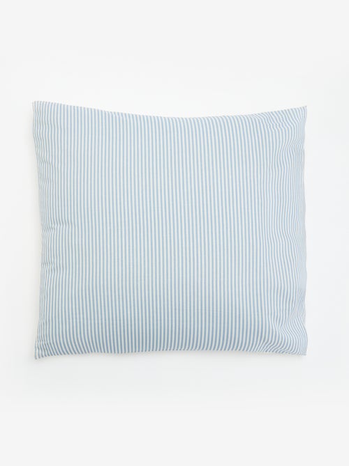 Taie d'oreiller imprimée 63x63 cm en coton - Kiabi Taie d'oreiller imprimée 63x63 cm en coton - Kiabi