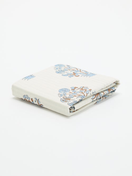 Taie d'oreiller imprimée 63x63 cm en coton - Kiabi Taie d'oreiller imprimée 63x63 cm en coton - Kiabi