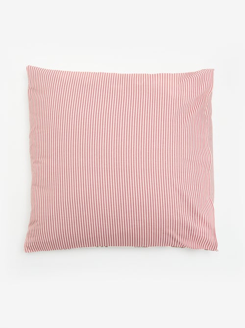 Taie d'oreiller imprimée 63x63 cm en coton - Kiabi Taie d'oreiller imprimée 63x63 cm en coton - Kiabi
