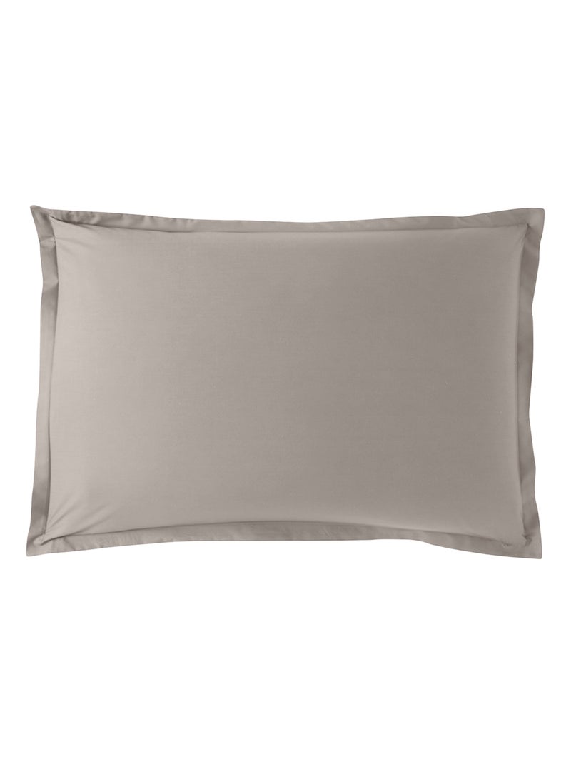 Taie d'oreiller Influence Percale   - DODO Gris froid - Kiabi