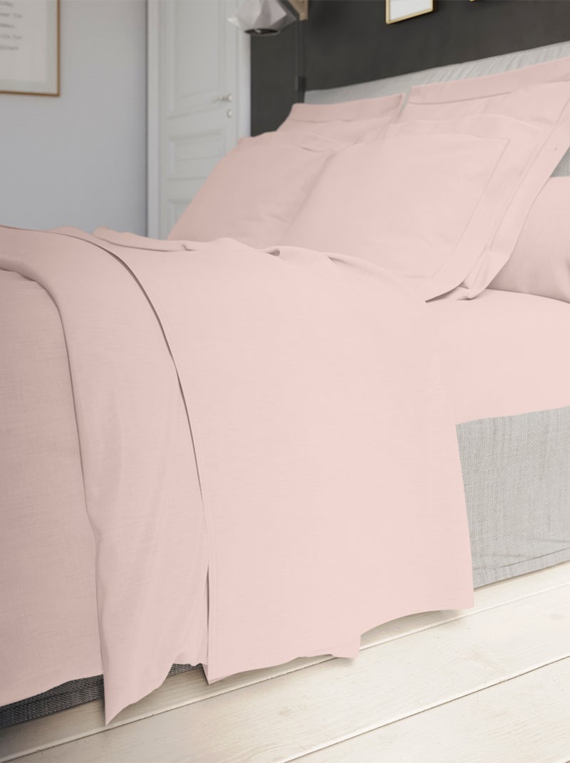 Taie d'oreiller Influence Percale   - DODO Rose clair - Kiabi
