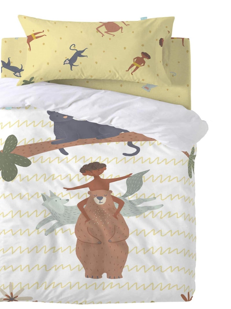 Taie d'oreiller Jungle life "Happyfriday" Multicolore - Kiabi