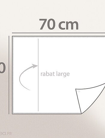Taie d'oreiller LAGO polyester microfibre