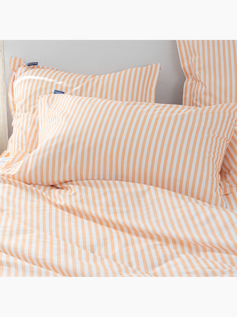 Taie d'oreiller Layering "Happyfriday" Orange - Kiabi