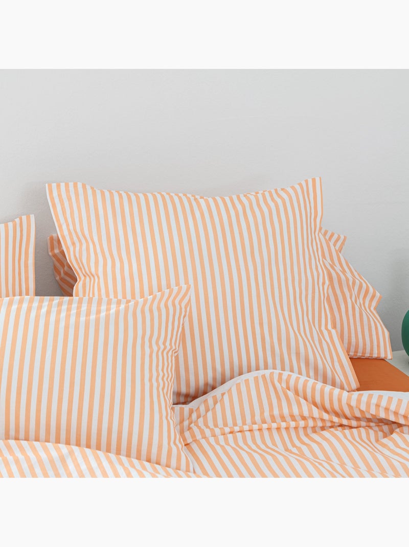 Taie d'oreiller Layering "Happyfriday" Peche - Kiabi