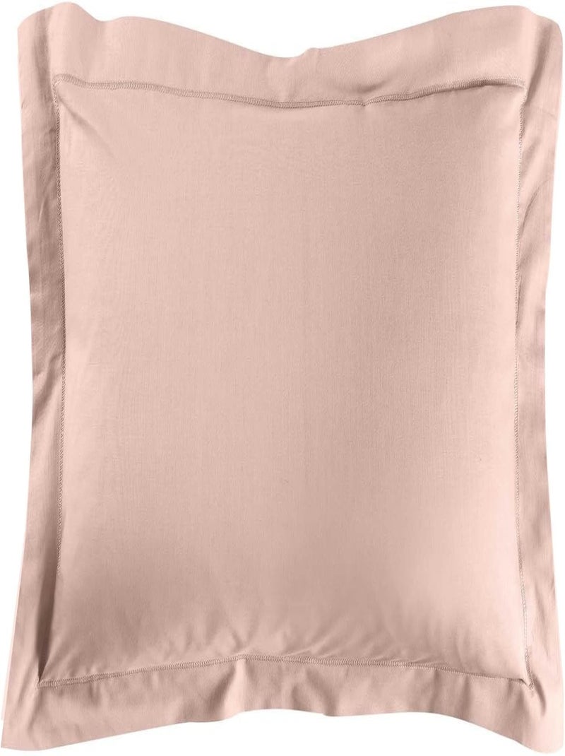 Taie d'oreiller Lina 57fils coton Rose - Kiabi