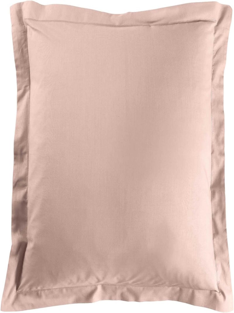 Taie d'oreiller Lina 57fils coton Rose - Kiabi