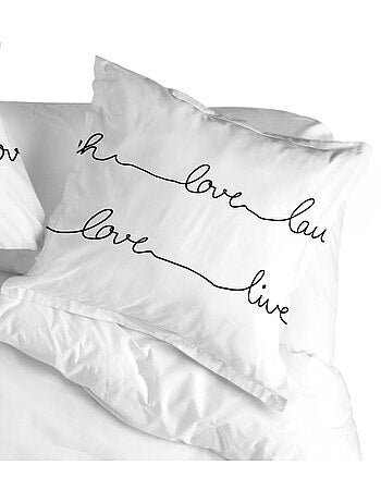 Taie d'oreiller Live "Happyfriday