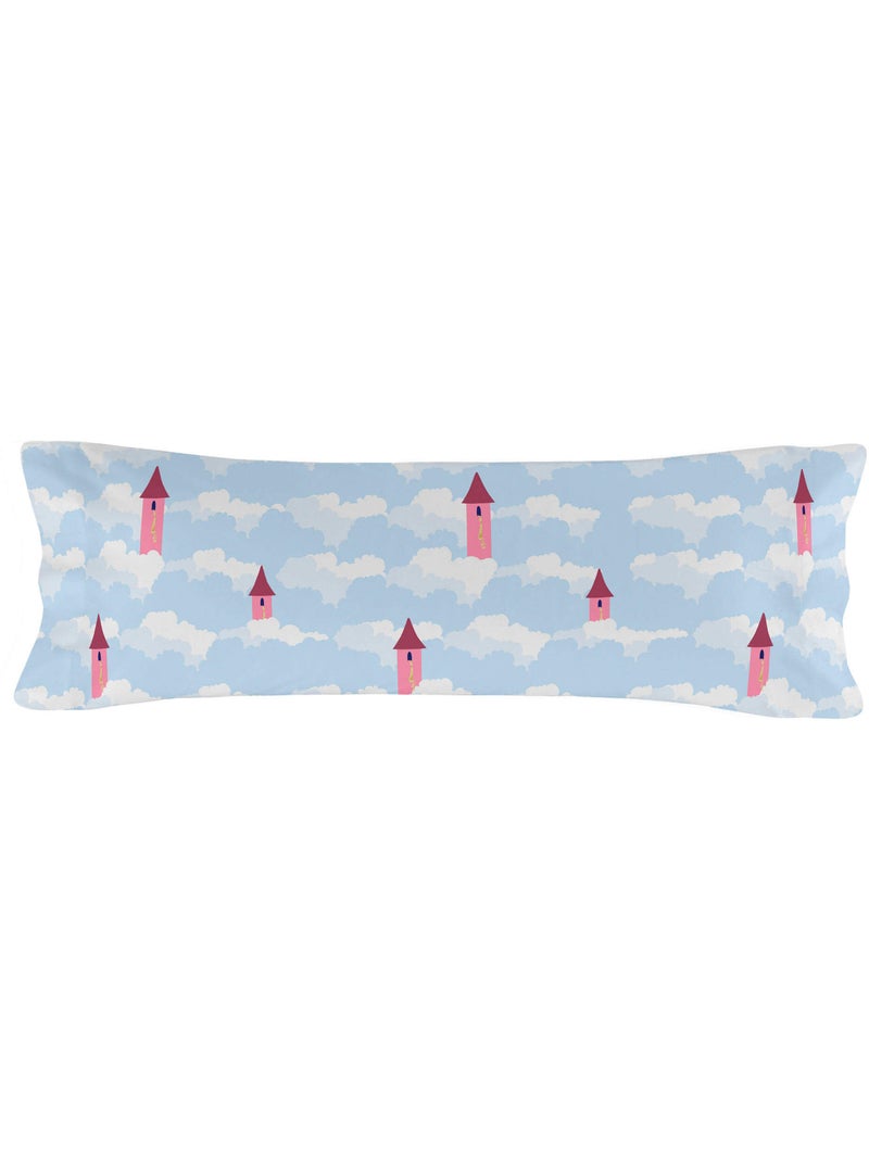 Taie d'oreiller Long braid Berceau "Happyfriday" Bleu Rose - Kiabi