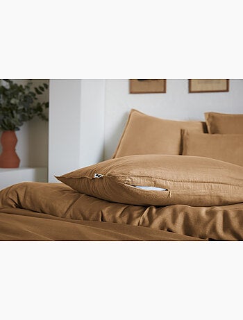 Taie d’oreiller — Lyocell uni LYSANDRE — 120 fils - Satinée