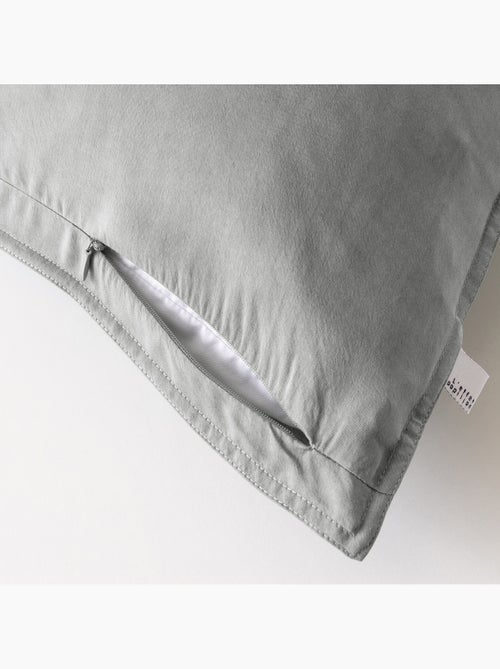 Taie d’oreiller — Lyocell uni LYSANDRE — 120 fils - Satinée - Kiabi