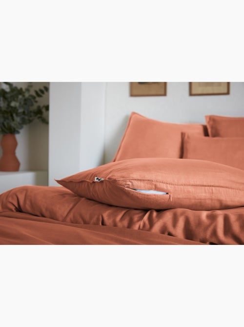 Taie d’oreiller — Lyocell uni LYSANDRE — 120 fils - Satinée - Kiabi