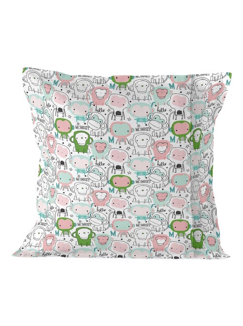 Taie d'oreiller Macaque "Happyfriday" - Kiabi