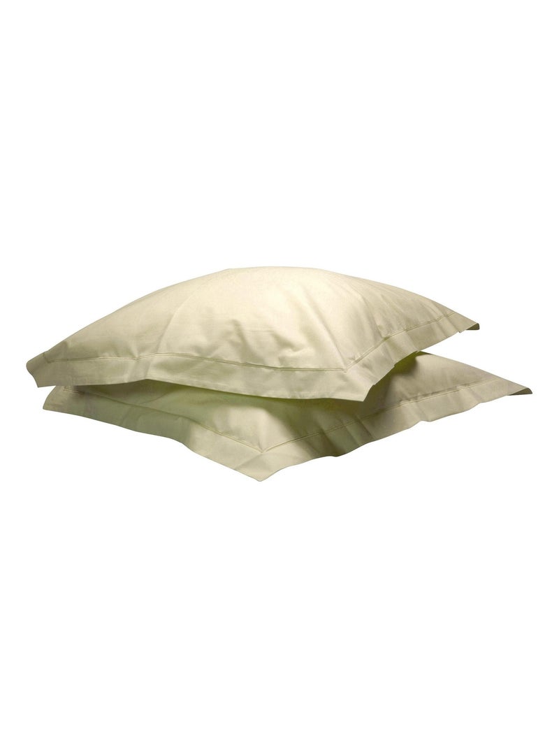 Taie d'oreiller made in France (lot de 2) Beige - Kiabi