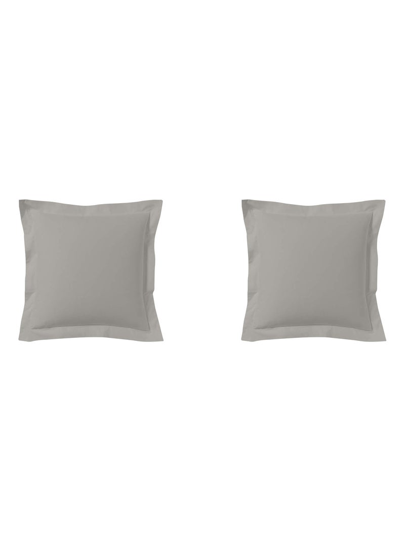 Taie d'oreiller made in France (lot de 2) Gris - Kiabi