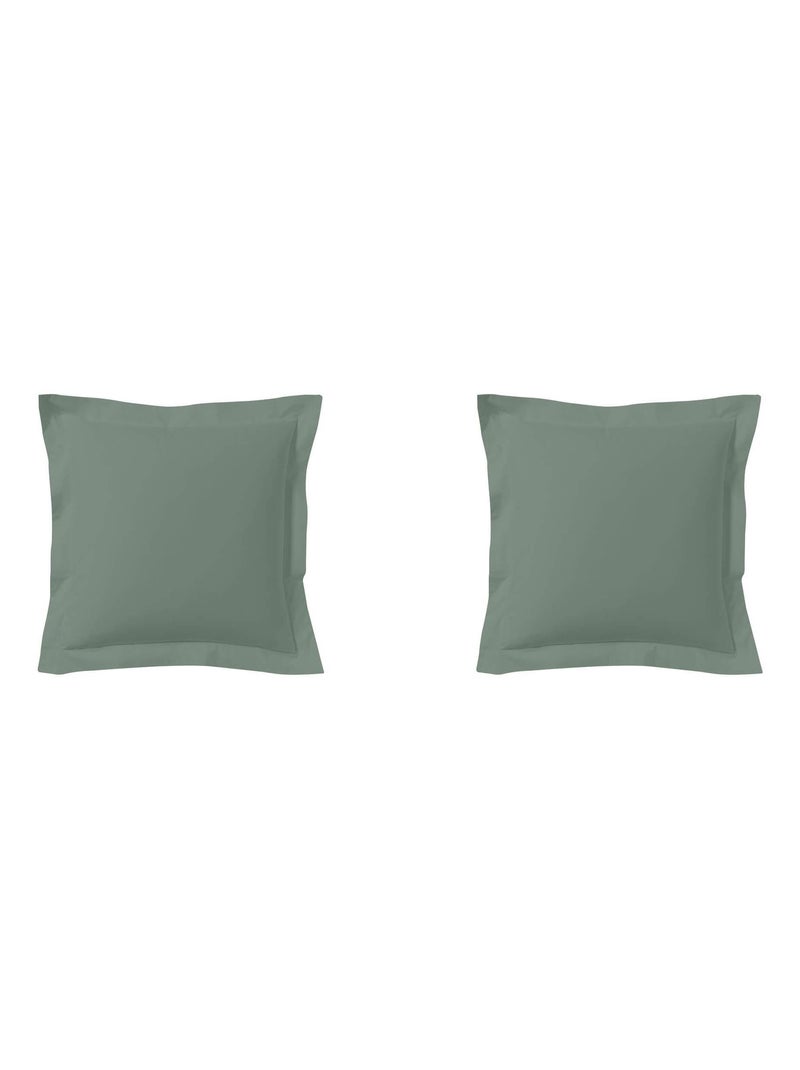 Taie d'oreiller made in France (lot de 2) Vert - Kiabi