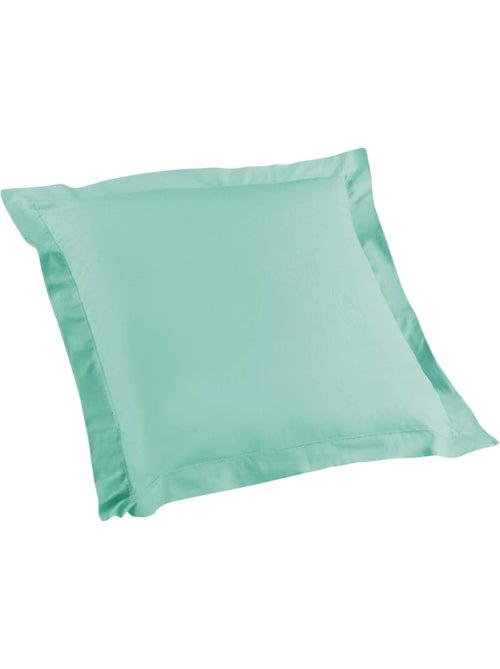 Taie d'oreiller menthe 63 x 63 cm - Kiabi