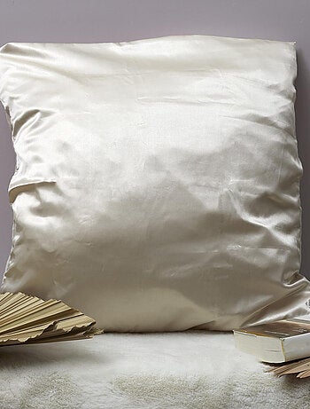 Taie d'oreiller microfibre réversible 60x60 cm collection HOSANA
