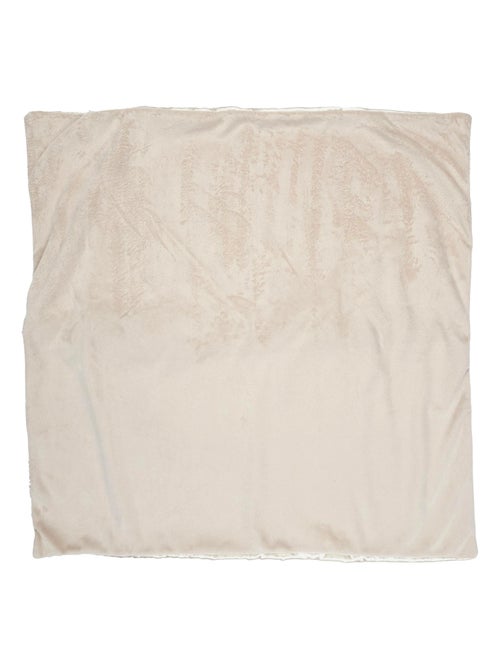 Taie d'oreiller microfibre réversible 60x60 cm collection HOSANA - Kiabi