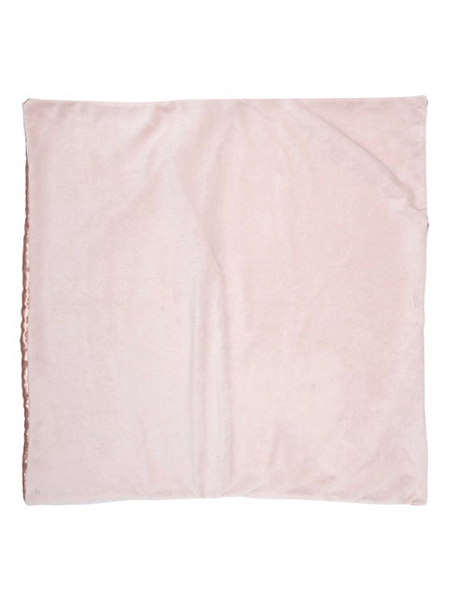 Taie d'oreiller microfibre réversible 60x60 cm collection HOSANA - Kiabi