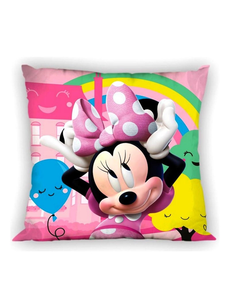 Taie d'oreiller Minnie 40 x 40 cm canape Coussin Multicolore - Kiabi