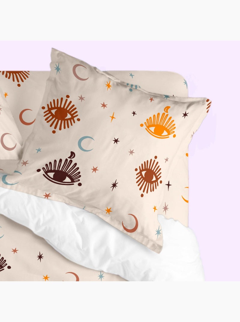 Taie d'oreiller Mystical "Happyfriday" Blanc - Kiabi