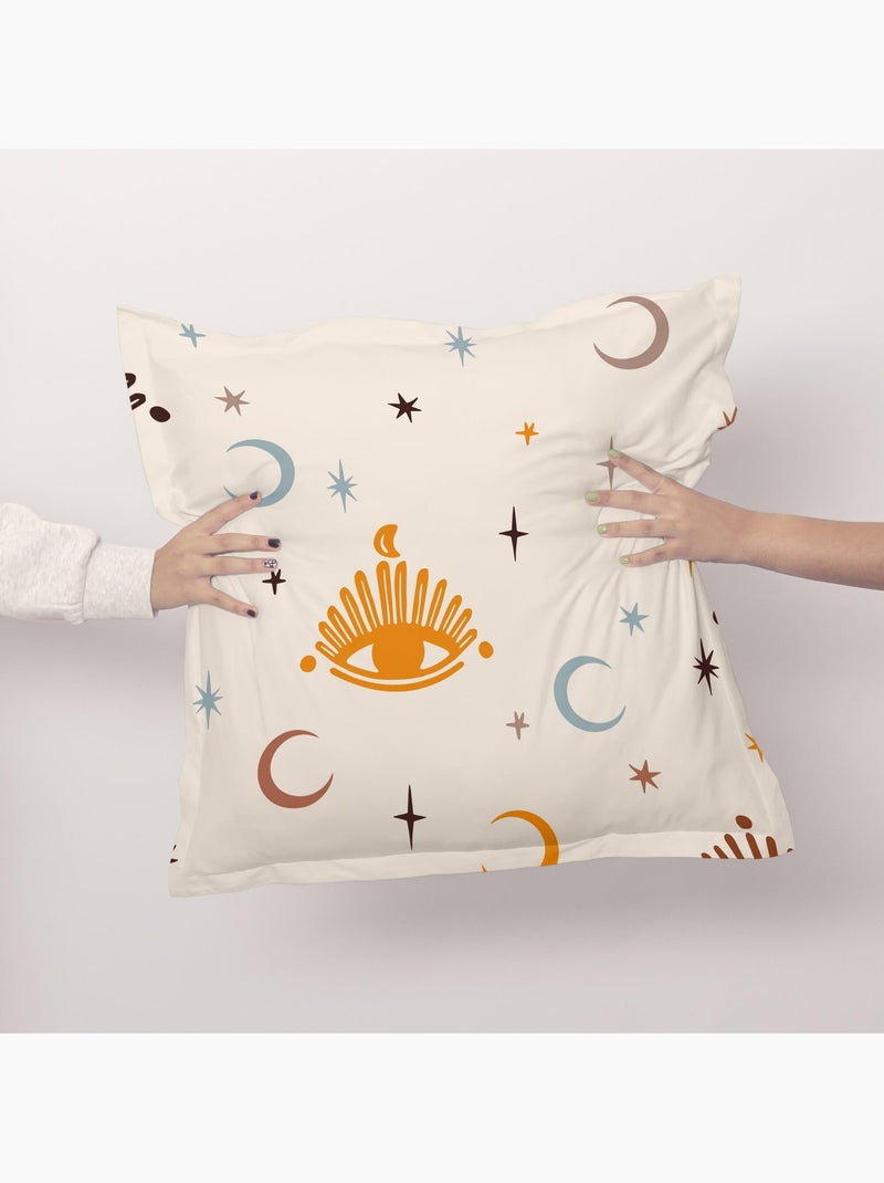 Taie d'oreiller Mystical "Happyfriday" Blanc - Kiabi