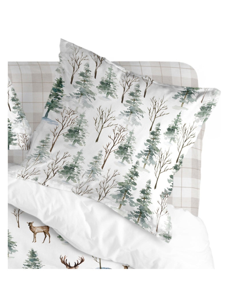 Taie d'oreiller Mystical winter "Happyfriday" Multicolore - Kiabi