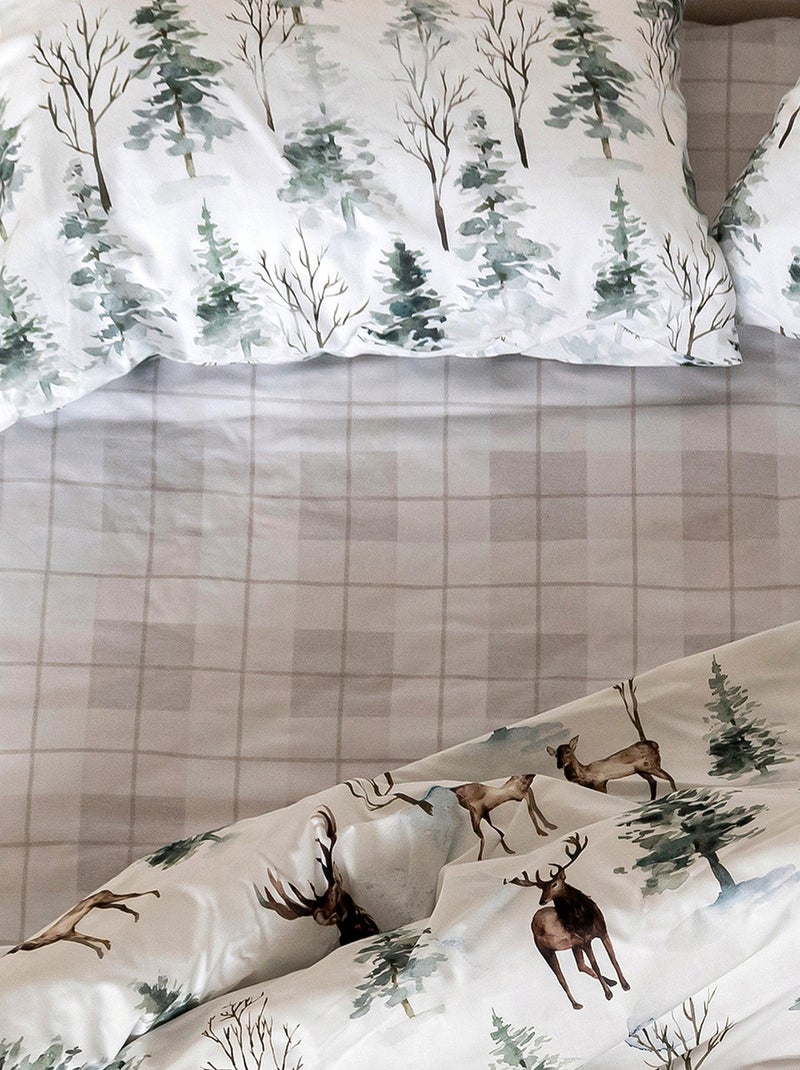 Taie d'oreiller Mystical winter "Happyfriday" Multicolore - Kiabi