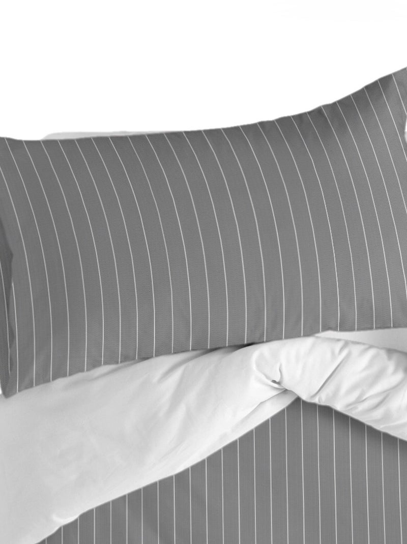 Taie d'oreiller Oxford "Happyfriday" Gris - Kiabi