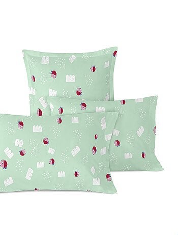 Taie d'oreiller patchwork animal "happyfriday