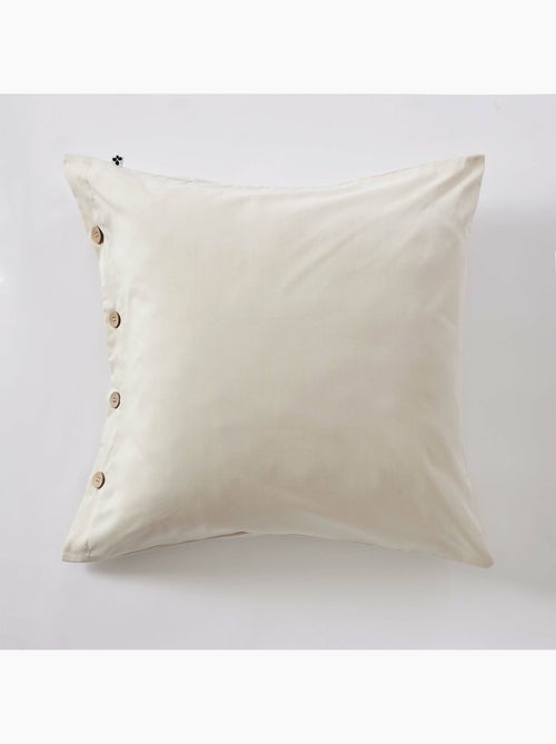 Taie d’oreiller percale 120 fils ficelle – perrine - Kiabi Taie d’oreiller percale 120 fils ficelle – perrine - Kiabi