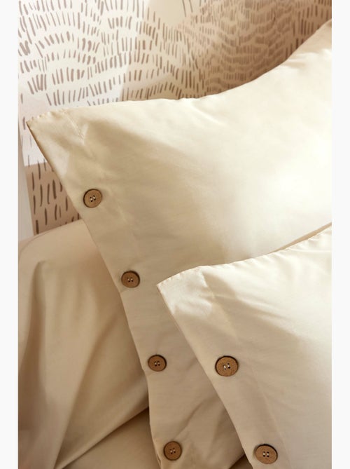 Taie d’oreiller percale 120 fils ficelle – perrine - Kiabi Taie d’oreiller percale 120 fils ficelle – perrine - Kiabi