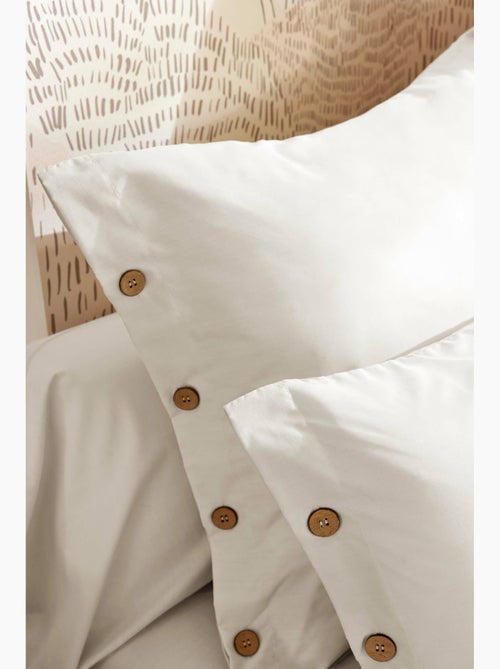 Taie d’oreiller percale 120 fils ficelle – perrine - Kiabi Taie d’oreiller percale 120 fils ficelle – perrine - Kiabi