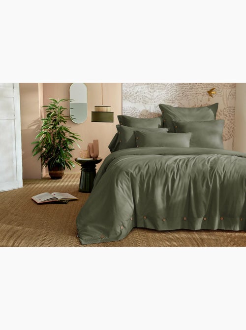 Taie d’oreiller percale 120 fils ficelle – perrine - Kiabi Taie d’oreiller percale 120 fils ficelle – perrine - Kiabi