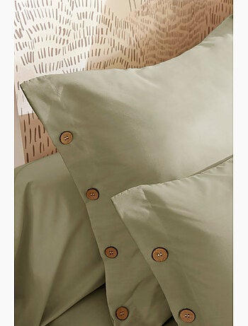 Taie d’oreiller percale 120 fils ficelle – perrine
