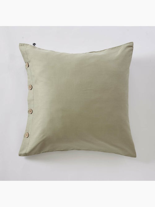 Taie d’oreiller percale 120 fils ficelle – perrine - Kiabi Taie d’oreiller percale 120 fils ficelle – perrine - Kiabi