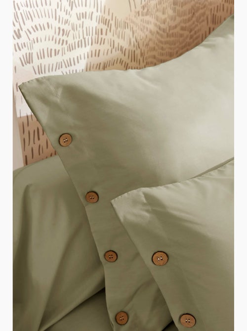 Taie d’oreiller percale 120 fils ficelle – perrine - Kiabi Taie d’oreiller percale 120 fils ficelle – perrine - Kiabi