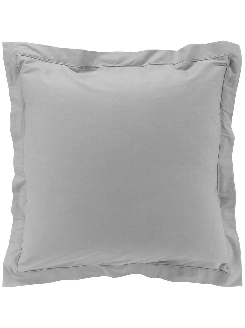 Taie d'oreiller Percale Coton Collection Percalines Gris - Kiabi