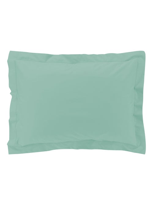 Taie d'oreiller Percale Coton sauge 50x70cm - Kiabi