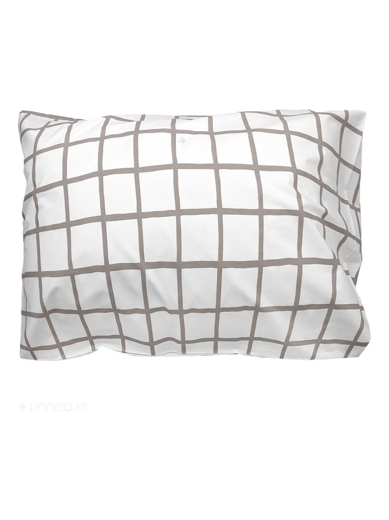 Taie d'oreiller percale DDM MAX Gris - Kiabi